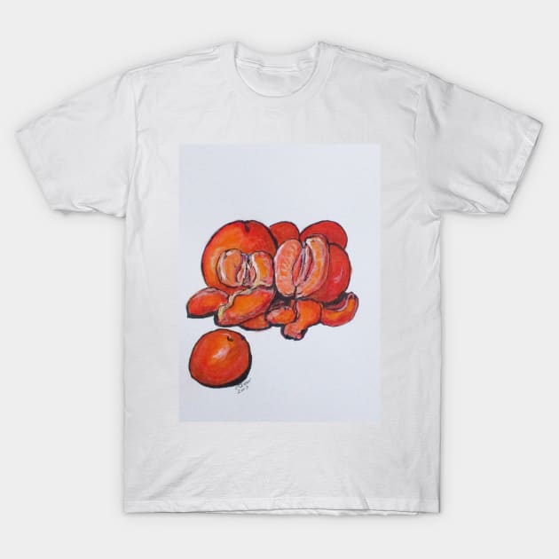 Juicy Tangerines T-Shirt by cjkell